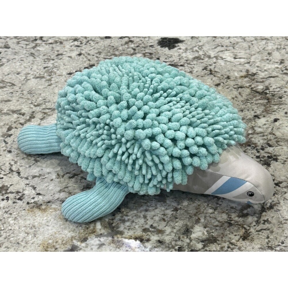 NEW Norwex Pet with a Purpose Chenille Sea Turtle Stuffed Animal with BacLock